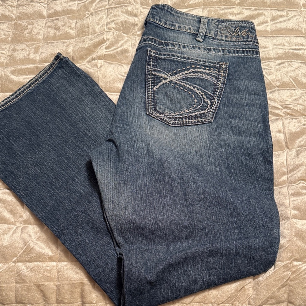 Silver Jeans Women's Dark Blue Boot Cut Jeans